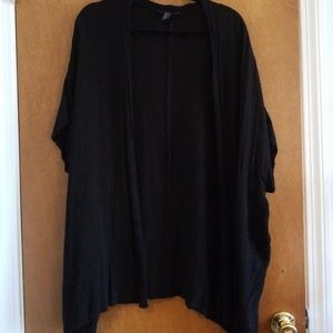 Ribbed Short Sleeve Forever 21 Kimono